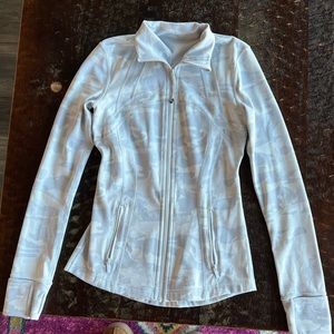 Lululemon Define Jacket Luxtreme White Camo Size 4